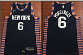 Knicks 6 Kristaps Porzingis Navy 2018 19 City Edition Nike Swingman Jersey,baseball caps,new era cap wholesale,wholesale hats